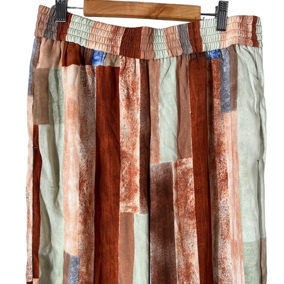 MAISON D'AMELIE x ANTHROPOLOGIE Elastic Waist Wide Leg Pants - Picture 4 of 11